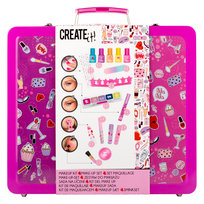 CREATE IT!, Make-up Zestaw W Walizce Metalowej Create It!