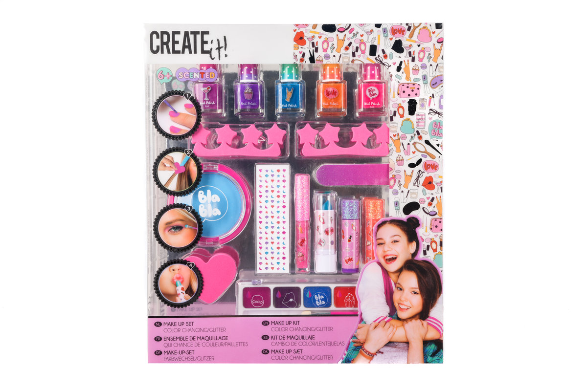 Create It!, Zestaw kreatywny do makijażu dla dzieci, Make up Mega box