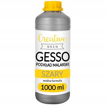 Creative Deco Gesso, szary podkład malarski, grunt malarski, 1000 ml - Creative Deco