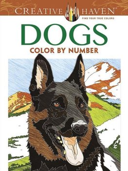 Creative Haven Dogs Color by Number Coloring Book - Pereira Diego