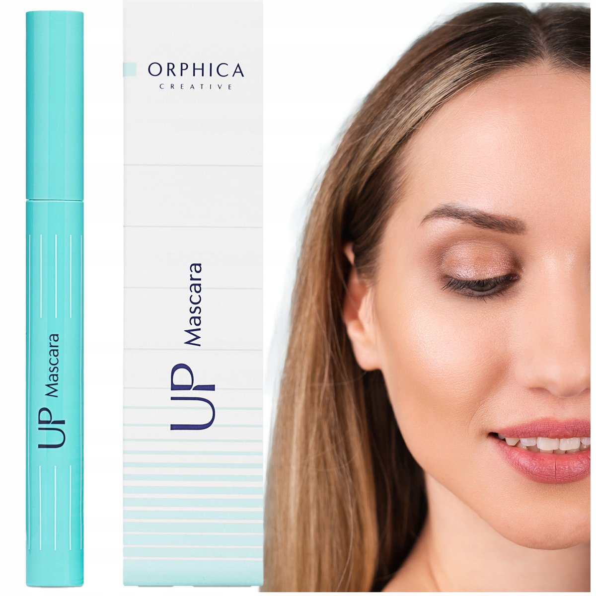 Empik UP MASCARA pogrubiająca wydłużająca TUSZ DO RZĘS odżywka CZARNY Orphica