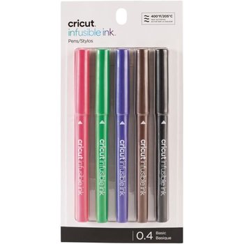 Cricut Explore/Maker: Długopisy Basic Point 0,4 mm Tusz nietopliwy 5 sztuk Wielokolorowy - różne - Cricut