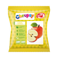 Crispy natural chipsy z jabłka z sokiem z ananasa