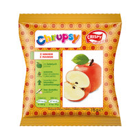 CRISPY NATURAL Suszone chipsy z jabłka z sokiem z mango, plasterki 18g [24]