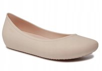 CROCS BROOKLYN FLAT BALERINY GUMOWE KLASYCZNE GŁADKIE Z LOGO 33-34 6DA Crocs