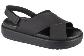 Crocs Brooklyn Luxe Cross Strap 209407-060, Damskie, sandały, Czarne - Crocs