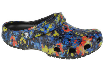 Crocs Classic Tie-Dye Graphic Clog 205453-4SW damskie klapki wielokolorowe - Crocs