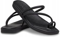 CROCS CZARNE KLAPKI DAMSKIE Z PASKAMI NA PALCE 33-34 6GA Crocs