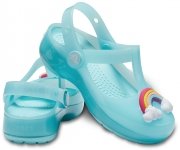 Crocs Isabella Charm Clog Kids 205534 |C7 I Eu 23-24| Ice Blue