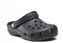 CROCS KLAPKI CZARNE WSUWANE Z LOGO 32-33 26IA Crocs