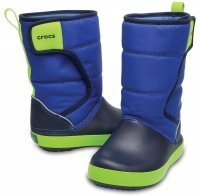 Crocs Lodge Point Snow Boot K 204660 B14 C6 I Eu 23 Blue Jean/Navy - Crocs