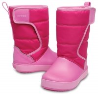 Crocs Lodge Point Snow Boot K 204660 B14 C6 I Eu 23 Candy Pink/Party Pink - Crocs