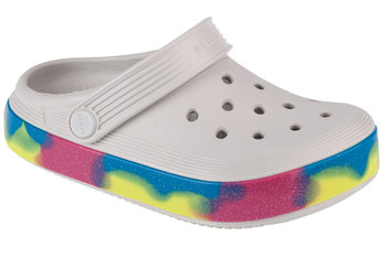 Crocs Off Court Glitter Band Kids Clog 209714-1FS, dla dzieci, klapki, Biały - Crocs