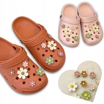 Crocs przypinka Kwiaty charms, do butów Crocs, ozdoba piny stokrotki - Inna marka