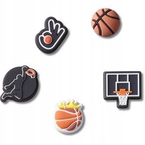 Crocs Przypinki Ozdoby Piny Charms Jibbitz Basketball Team 5 Pack Crocs