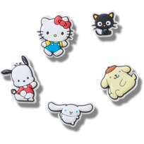 Crocs Przypinki Ozdoby Piny Charms Jibbitz Hello Kitty Friends 5 Pck Crocs