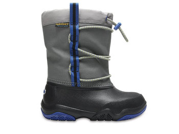 Crocs, Śniegowce chłopięce, Swiftwater Waterproof Boot K, rozmiar 34 1/2 - Crocs