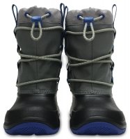 Crocs Swiftwater Waterproof Boot K 204657 B14 C6 I Eu 23 Black/Blue Jean - Crocs