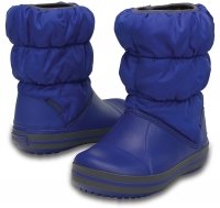 Crocs Winter Puff Boot Kids 14613 |C6 I Eu 23| Cerulean Blue/Light Grey - Crocs