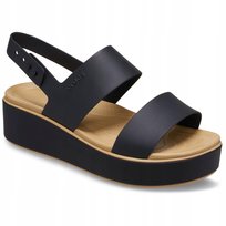 Crocs Wygodne Damskie Buty Sandały Brooklyn Matte Low Wedge Sandal41-42 Crocs