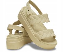 Crocs Wygodne Damskie Buty Sandały Brooklyn Woven Upper Low Wedge 38-39 Crocs