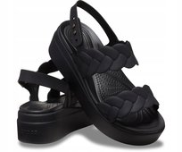 Crocs Wygodne Damskie Buty Sandały Brooklyn Woven Upper Low Wedge 39-40 Crocs