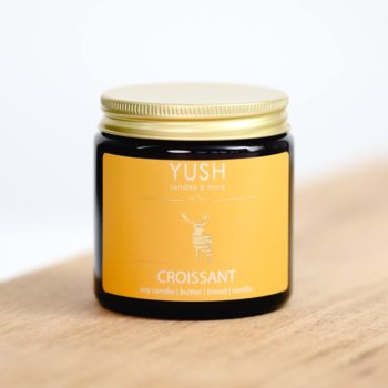 Croissant - świeca sojowa 120ml - Yush