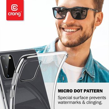 Crong Crystal Slim Cover - Etui Samsung Galaxy Note 20 (przezroczysty) - Crong