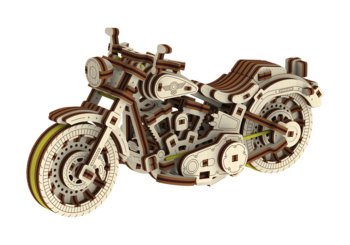 Cruiser V-Twin puzzle 3d motor - Wooden.City