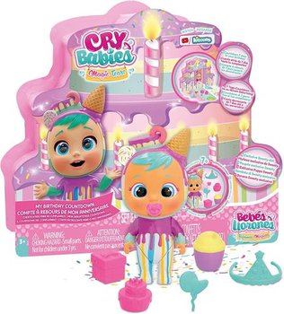 Cry Babies Zestaw Urodzinowy Lalka + Niespodzianki - IMC Toys