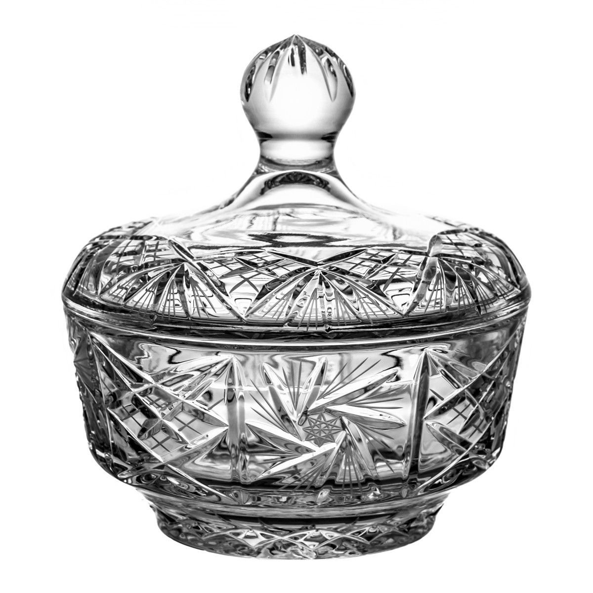 Zdjęcia - Kuferek na biżuterię CRYSTAL Julia Bomboniera pojemnik kryształowy na słodycze Młynek 