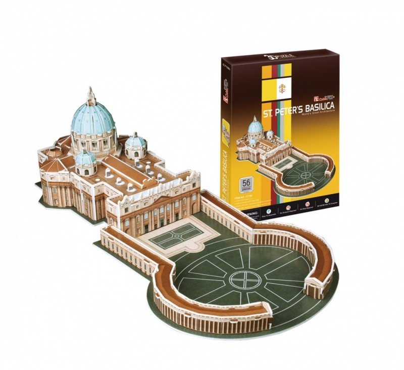 Cubic Fun, puzzle 3D Bazylika Św.Piotra