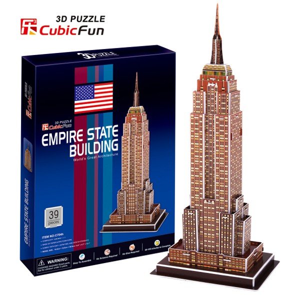 Cubic Fun, puzzle 3D Empire State Building