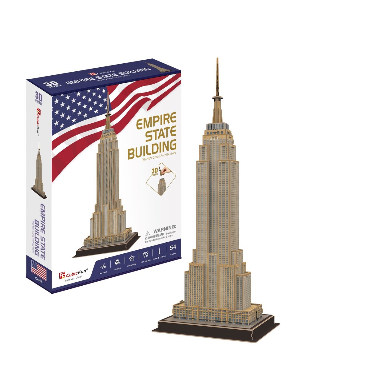 Cubic Fun, puzzle 3D Empire State Building