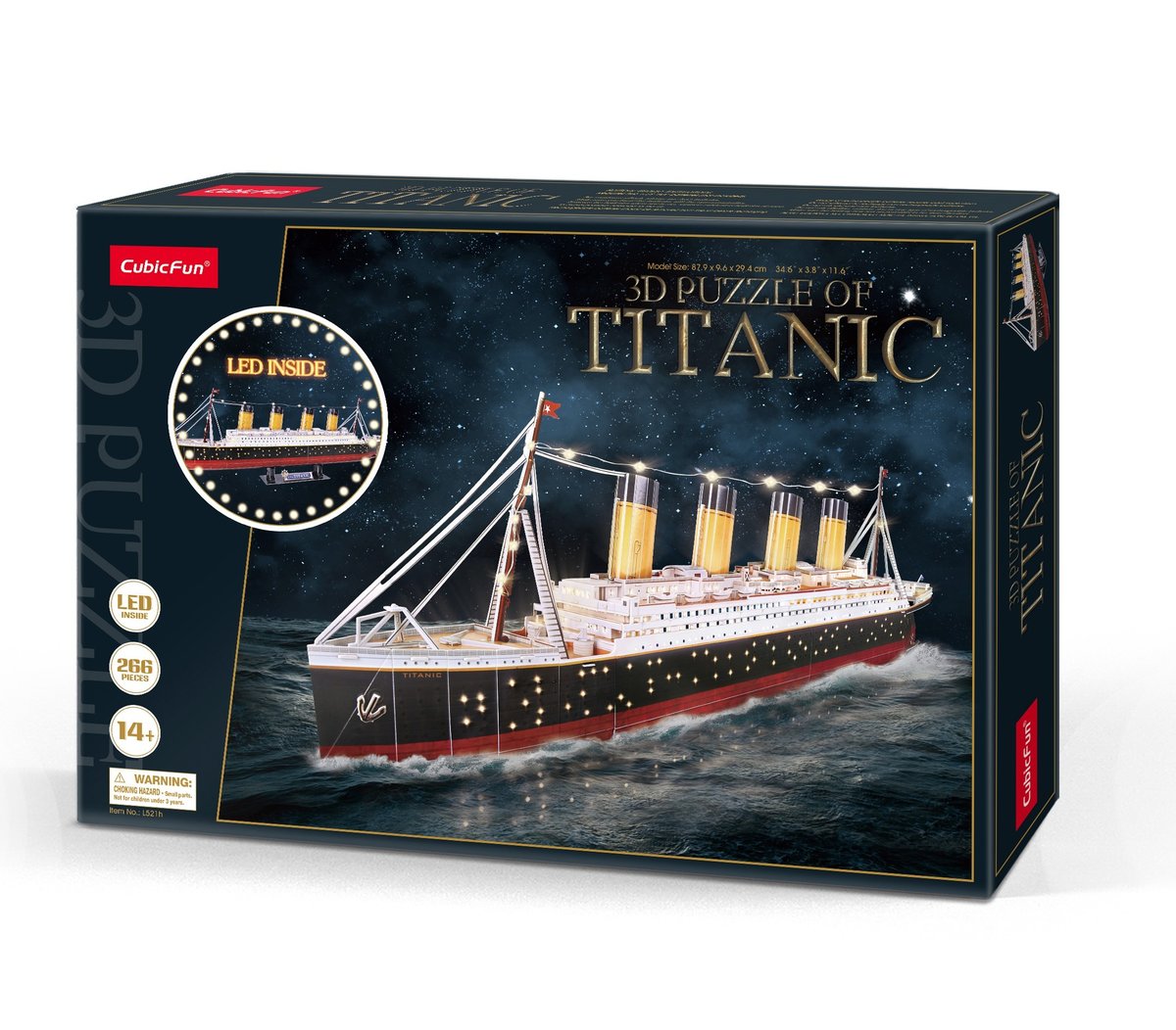 Cubic Fun, puzzle 3D LED Titanic