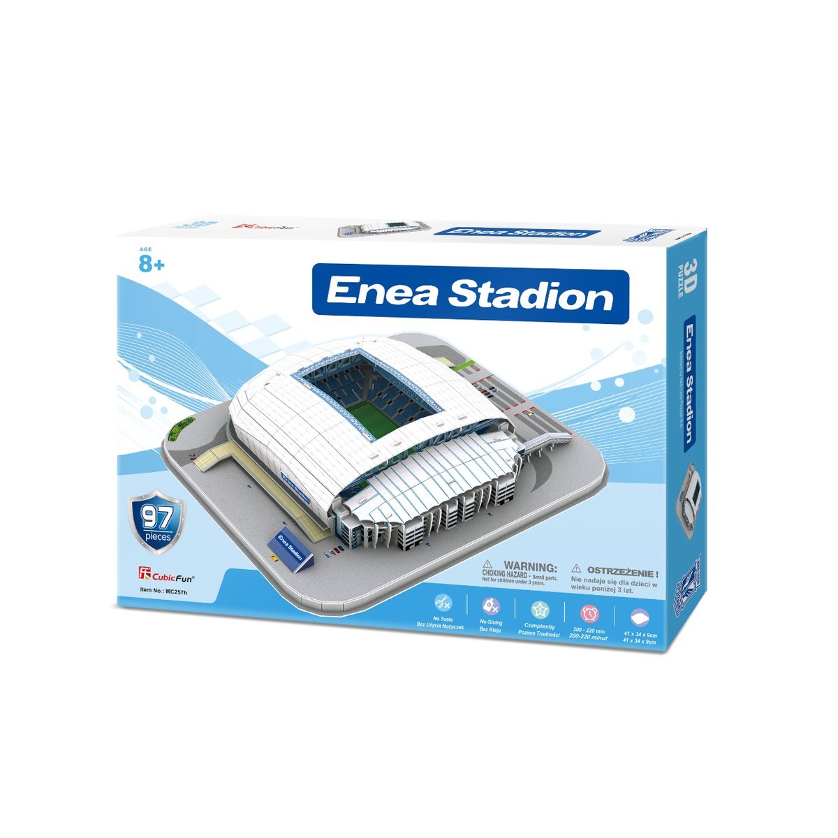 Cubic Fun, puzzle 3D, Stadion Lech Poznań