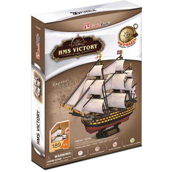 Cubic Fun, puzzle 3D Żaglowiec HMS Victory