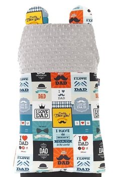 Cuddly ZOO, Cudly Back, Oparcie na krzesło, Kocham Mojego Tatę , Platinum - CuddlyZOO