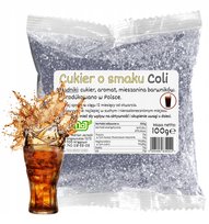 Cukier Kolorowy Do Waty Cukrowej Cola Czarny 100g Saszetka Colowy Szary ADMAJ
