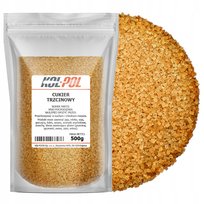 CUKIER TRZCINOWY 500g Naturalny nierafinowany brązowy wysoka jakość Kol-Pol