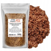 CUKIER TRZCINOWY MUSCOVADO 1kg Nierafinowany dark ciemny naturalny Kol-Pol