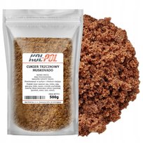 CUKIER TRZCINOWY MUSCOVADO 500g Nierafinowany dark ciemny naturalny Kol-Pol