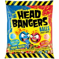Cukierki Head Bangers Crazy Sour z Niemiec Inna marka