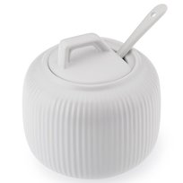 Cukiernica Z Łyżeczką Osborn Biała Okrągła