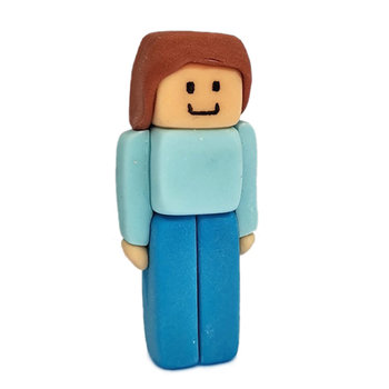 Cukrowa Figurka Na Tort Steve Jak Z Minecraft - dekoR