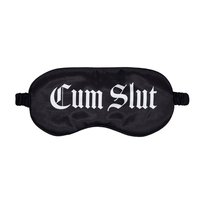 Cum Slut - Printed Satin Mask SHOT
