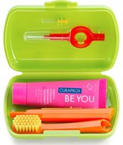 Curaprox Zestaw travel pasta szczoteczka green x1
