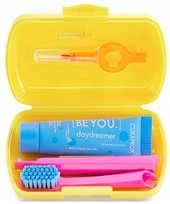 Curaprox, Zestaw travel pasta szczoteczka żółty x1