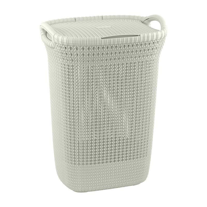 Curver 228391 Kosz Na Bieliznę Knit 57 L Beżowy