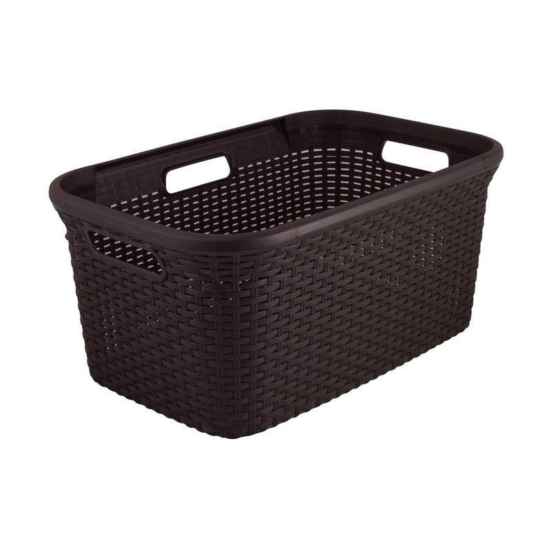 Curver Kosz Na Pranie Do Magla 45 L Ciemny Brąz